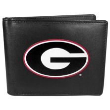 Men's Georgia Bulldogs Leather Bi-Fold Wallet Unbranded