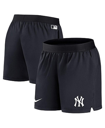 Женские темно-синие шорты New York Yankees Authentic Collection Team Performance Nike