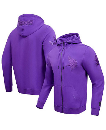 Men's Purple Minnesota Vikings Triple Tonal Full-Zip Hoodie Pro Standard