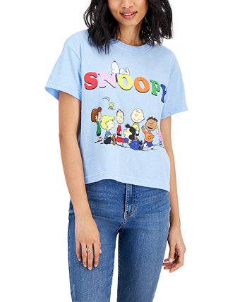 Укороченная футболка с короткими рукавами Snoopy and Friends для юниоров Peanuts