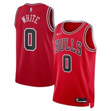Unisex Nike Coby White Red Chicago Bulls Swingman Jersey - Icon Edition Nitro USA