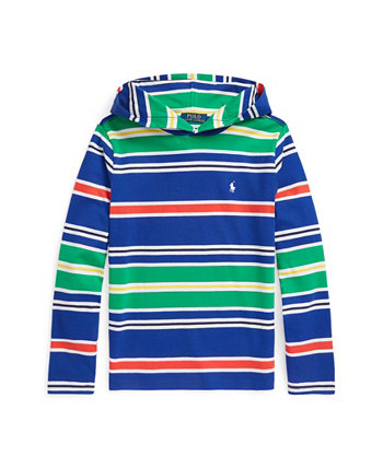 Big Boys Striped Cotton Jersey Hooded T-shirt Ralph Lauren