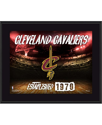 Пластинка с сублимированным горизонтальным логотипом команды Cleveland Cavaliers размером 10,5 x 13 дюймов Fanatics Authentic