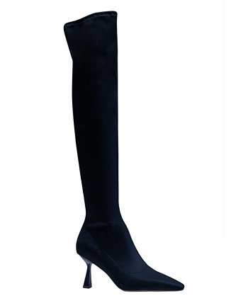 Женские ботфорты выше колена Fritz с очень широкими ботфортами — увеличенные размеры 10–14 SMASH Shoes