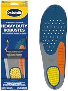 Мужские Стельки Dr. Scholl's Pain Relief Orthotics для Тяжелой Поддержки Dr. Scholl's