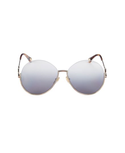 Солнцезащитные очки-авиаторы 61MM Chloe