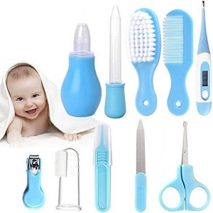 Ababeny Baby Grooming Kit Newborn, 10 in 1 Baby Grooming and Health Care Kit With Hair Brush,Comb,Nail Clippers and More for Newborn Infant Toddlers Baby Boys Girls ABABENY