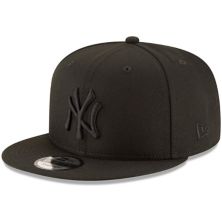 New York Yankees New Era Black on Black 9FIFTY Team Snapback Регулируемая кепка - черный New Era