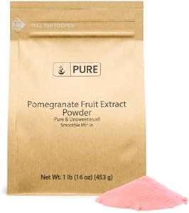 Pure Original Ingredients Pomegranate Fruit Extract Powder (1 lb) Always Pure, Unsweetened, Smoothie Mix-In Pure Original Ingredients