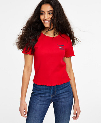 Женская вафельная футболка Tommy Jeans