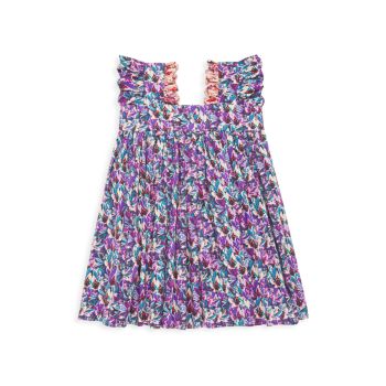 Little Girl's &amp; Girl's Sleeveless Floral Dress Kika Vargas