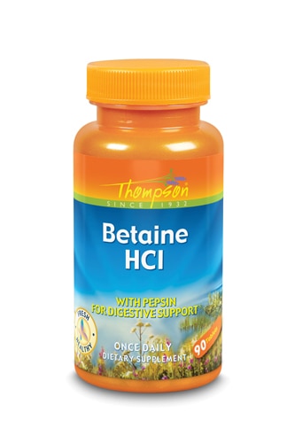 Бетаин гидрохлорид - 90 таблеток Thompson