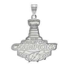 LogoArt Sterling Silver Tampa Bay Lightning & # 34; Чемпионы Кубка Стэнли 2020 & # 34; Очень большой кулон Unbranded