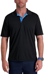 Haggar Men's Short Sleeve Stretch Polo (Regular and Big and Tall Sizes) Haggar