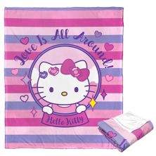 Hello Kitty All Around Silk Touch Throw Blanket Licensed Character