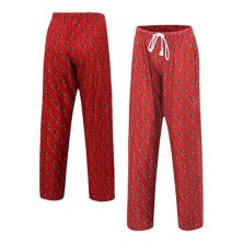 Женские брюки для сна с принтом Concepts Sport Cardinal Arizona Cardinals Gauge Unbranded