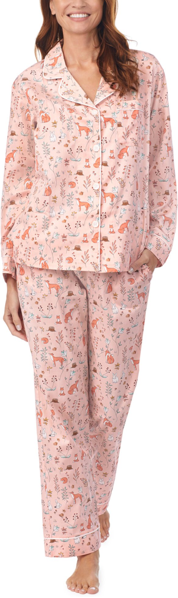 Классический пижамный комплект с длинным рукавом BedHead Pajamas