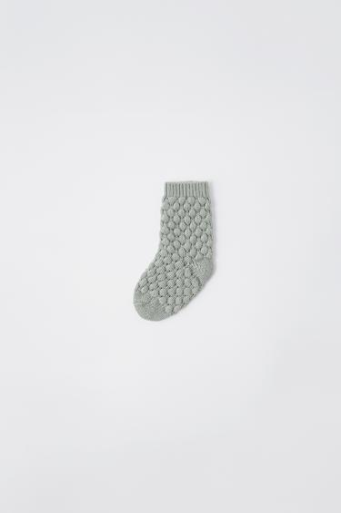  Носки ZARA TEXTURED WOOL BLEND SOCKS ZARA