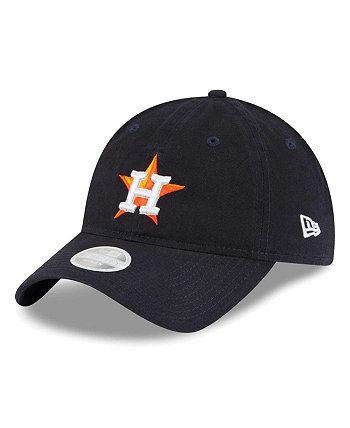 Women's Navy Houston Astros Team Logo Core Classic 9TWENTY Adjustable Hat New Era