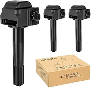 NPAUTO Ignition Coil Pack Compatible with V6 3.0L 1996 1997 1998 1999 2000 2001 Toyota Camry Sienna Avalon Solara, Lexus ES300 UF-155 - (Engine ID 1MZFE), Set of 3 NPAUTO