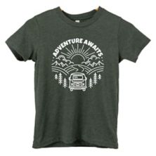 Adventure Awaits Landscape Circle With Van Toddler Short Sleeve Graphic Tee The Juniper Shop