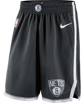 Мужские черные шорты Swingman 2019,20 Brooklyn Nets Icon Edition Nike