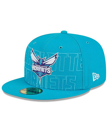 Men's Teal Charlotte Hornets 2023 NBA Draft 59FIFTY Fitted Hat New Era