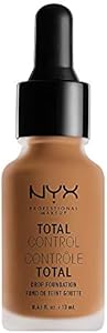 NYX PROFESSIONAL MAKEUP Total Control Drop Foundation - Alabaster, With Yellow Undertones Nyx