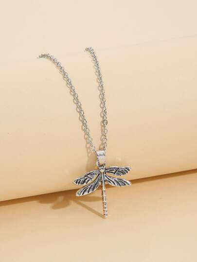 Ожерелье со стрекозой SHEIN