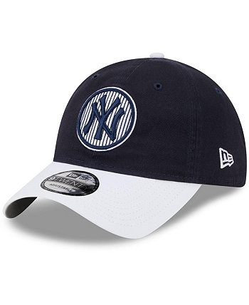 Молодежная обувь для мальчиков и девочек, темно-синяя регулируемая кепка New York Yankees 2024, тренировка ватина 9TWENTY New Era