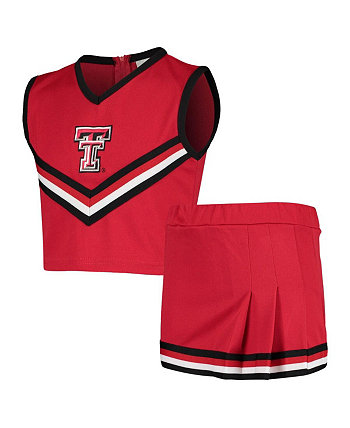 Комплект из двух предметов Cheer Big Girls Red Texas Tech Red Raiders Little King Apparel