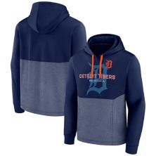 Мужской пуловер с капюшоном Fanatics Branded Navy/Heather Detroit Tigers Call the Shots Unbranded