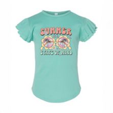 Summer State Of Miind Toddler Flutter Sleeve Graphic Tee The Juniper Shop