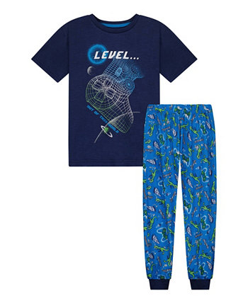 Пижамный комплект из футболки из джерси и штанов для бега для маленьких мальчиков, 2 предмета Sleep On It