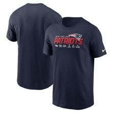 Men's Nike  Navy New England Patriots Local Essential T-Shirt Nike