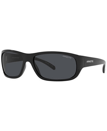 Unisex Polarized Sunglasses, AN4290 Uka-Uka 63 Arnette