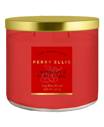 Чайная свеча с клюквой и ванилью, 14,5 унций Perry Ellis