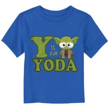 Toddler Boy Star Wars &#34;Y Is For Yoda&#34; Graphic Tee Star Wars