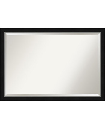 Настенное зеркало для ванной комнаты Eva в серебристой рамке, 39,12 x 27,12 дюйма Amanti Art