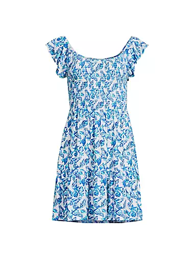 Женское Повседневное Платье Lilly Pulitzer Jilly Seashell Smocked Lilly Pulitzer