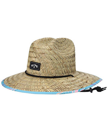 Мужская соломенная шляпа с принтом Natural Tides и логотипом Billabong