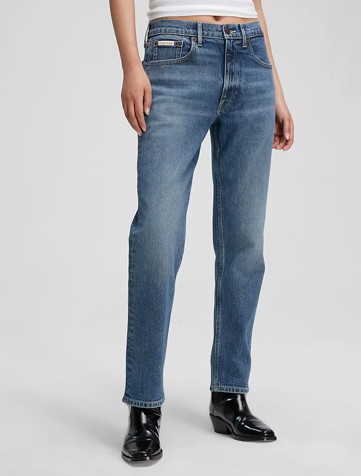 Оригинальные джинсы прямого кроя Calvin Klein