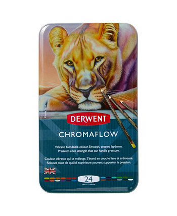Набор карандашей Chromaflow, 24 цвета Derwent