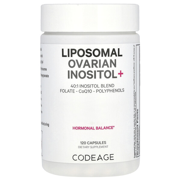 Липосомальный инозитол яичников+, 120 капсул Codeage