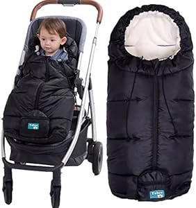 Yobee Weatherproof Toddler Footmuff, Universal Sleeping Bag for Stroller, Comfortable Warm,Temperature Adjustable,100% Safe Toddler Footmuff, Toddler Bunting Bag Yobee