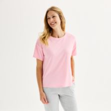 Женская футболка для сна Sonoma Goods For Life® из хлопка и модала SONOMA