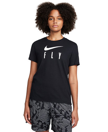 Женская футболка с круглым вырезом и рисунком Swoosh Fly Dri-FIT Nike