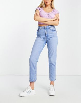 Голубые джинсы для мам New Look средней степени талии New Look