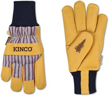 Перчатки для рук из свиной кожи премиум-класса с подкладкой и вязаными запястьями Kinco