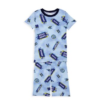 Baby Boy's, Little Boy's & amp; Короткий комплект пижамы для мальчиков Glitch Esme